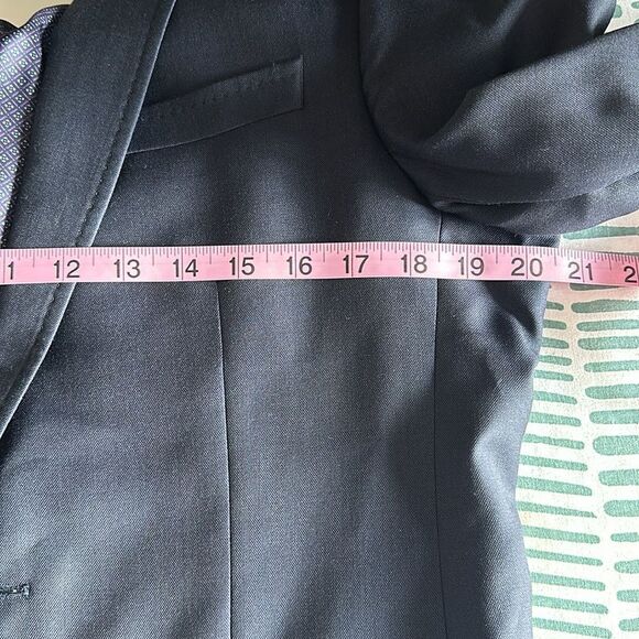Ted Baker Endurance Blazer Men's Size 38R Navy Blue Jones CT Wool Jacket Coat - Picture 8 of 13